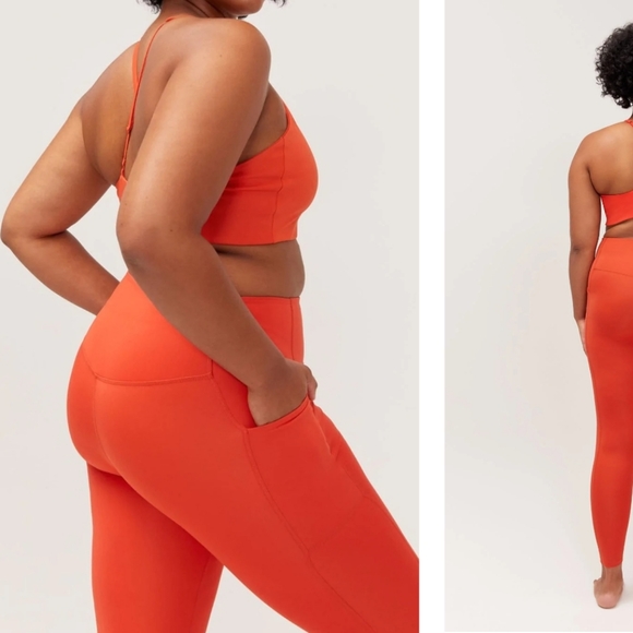 NWT Girlfriend Collective Compressive Pocket Legging in Tart - Picture 12 of 12